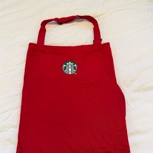 Starbucks Holiday Red Apron